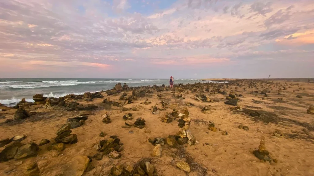 Los colores del cielo en Punta Gallinas, La Guajira, son un espectáculo imperdible de disfrutar.