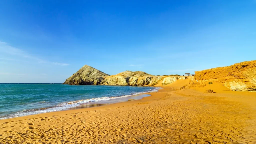 Cabo de la Vela en La Guajira. Playa Pilón de Azúcar.