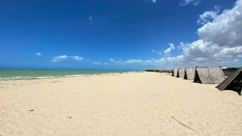 La playa de Mayapo es una de las más tranquilas de La Guajira