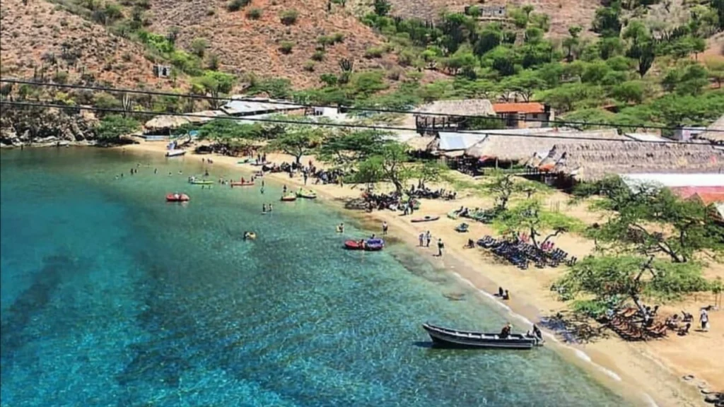 Vista de Playa Grande Taganga 