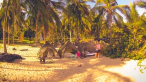 Camping en el Parque Tayrona, sector Castilletes